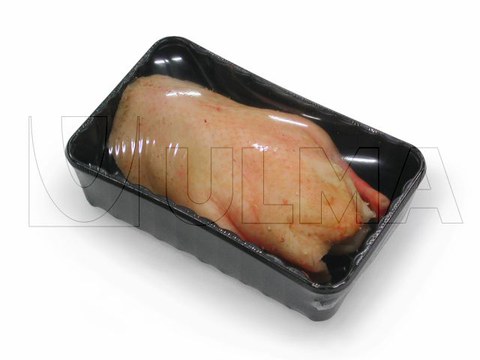 Pato em bandeja embalado em Flowpack com Atmosfera Modificada