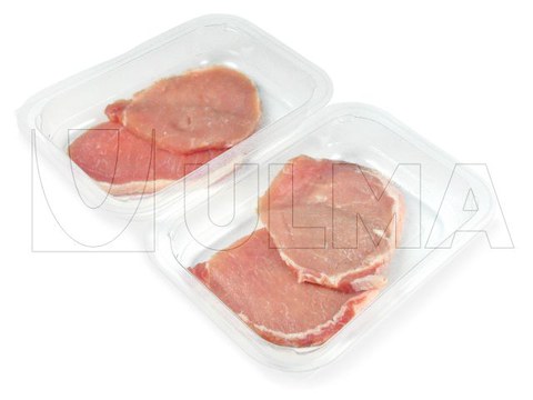Filé de lombo embalados em bandeja rígida termoselada com atmosfera modificada (MAP)