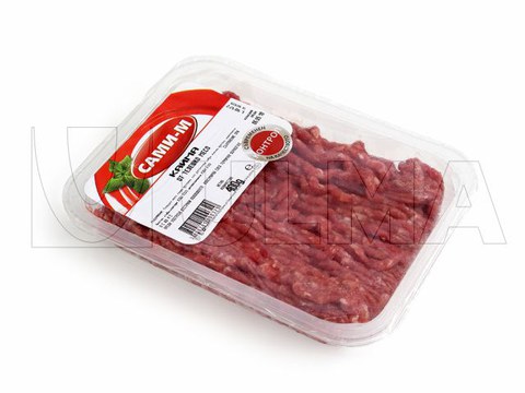 Carne moída embalada em termoseladora com atmosfera modificada (MAP)