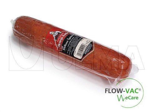 Carne processada embalada em Flowvac