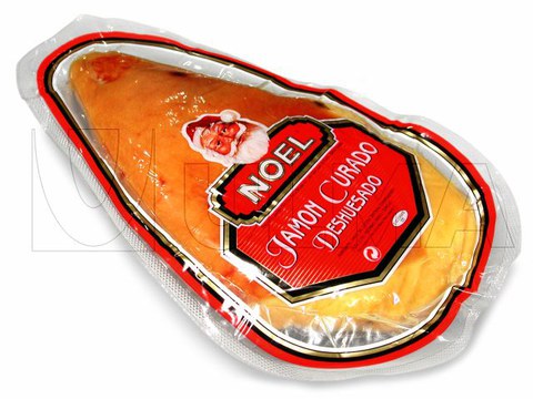 Presunto curado e desossado embalado em Termoformadora a vácuo com filme flexível