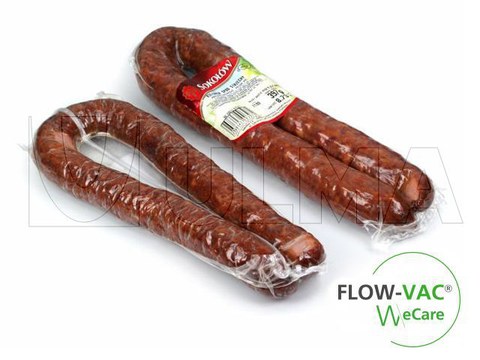 Salame e embutidos em geral embalados em Flowvac