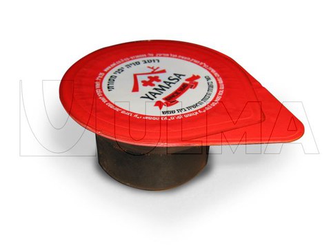 Tempero para salada embalado em termoformado com filme rígido