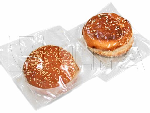 Sanduiches embalados em filme flexível e atmosfera modificada