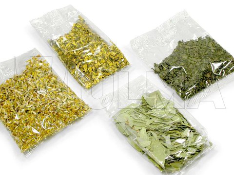 Flores secas para infusão embaladas em máquina Vertical