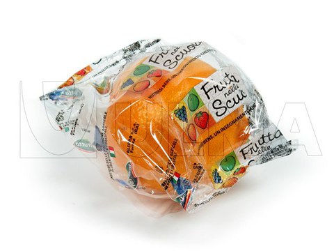 Laranja embalada em flow pack (hffs) sem bandeja