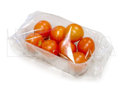 Tomates e pimentão embalados em Flowpack
