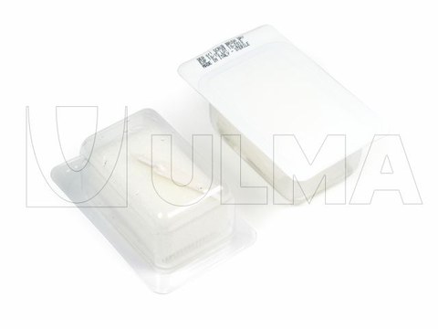 Escovas com esponja + espátula raspadora + desinfetante povidona embalados em Termoformadora com filme rígido.