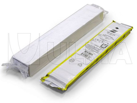 Eletrodos embalados em Flowpack à vácuo