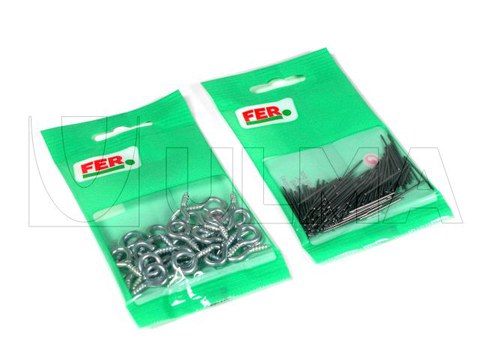 Peças para ferragens e encanamento embaladas em máquina Vertical