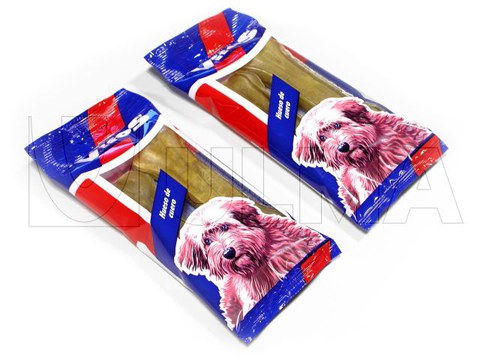 Comida para animais embaladas em Flowpack