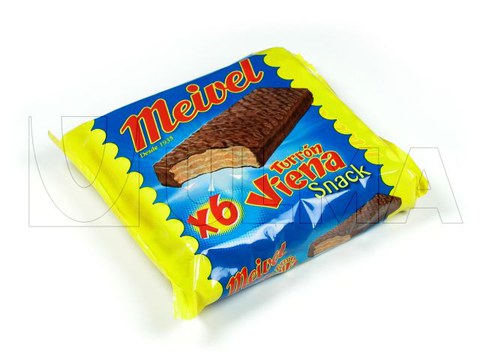 Torrão de viena individual e multipack embalado em Flow pack