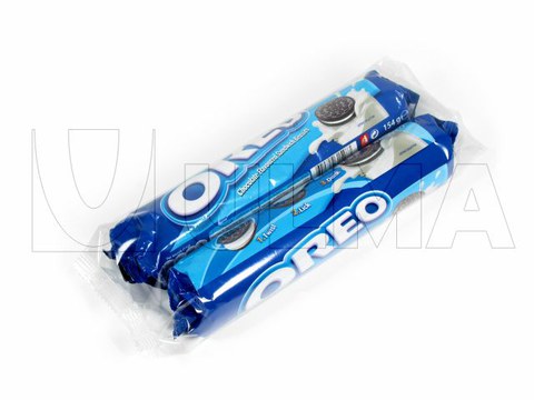 Multipack de biscoitos embalado em Flowpack