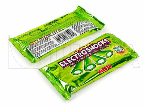 Balas embaladas em Flowpack