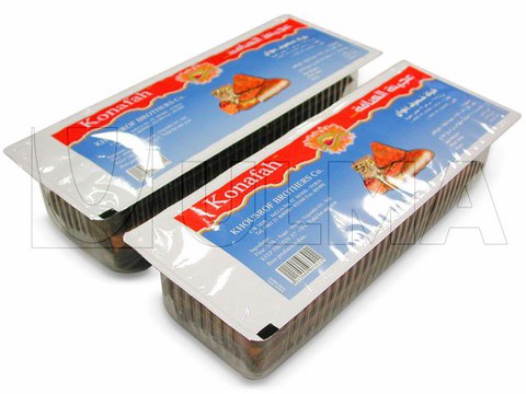 Produtos de confeitaria industrial  embalados em filme rígido com atmosfera modificada