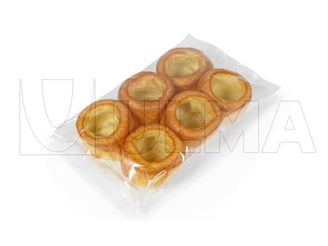 Tortilhas individuais e agrupações embaladas com e sem bandeja em Flowpack