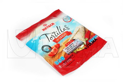 Tortilhas mexicanas embaladas em MAP e pacotes reseláveis Flap Pack